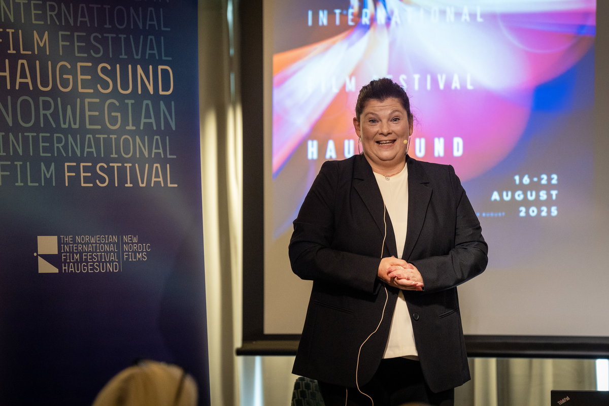 Eirin Marthinussen på Den 53. norske filmfestivalen. Foto: Grethe Nygaard